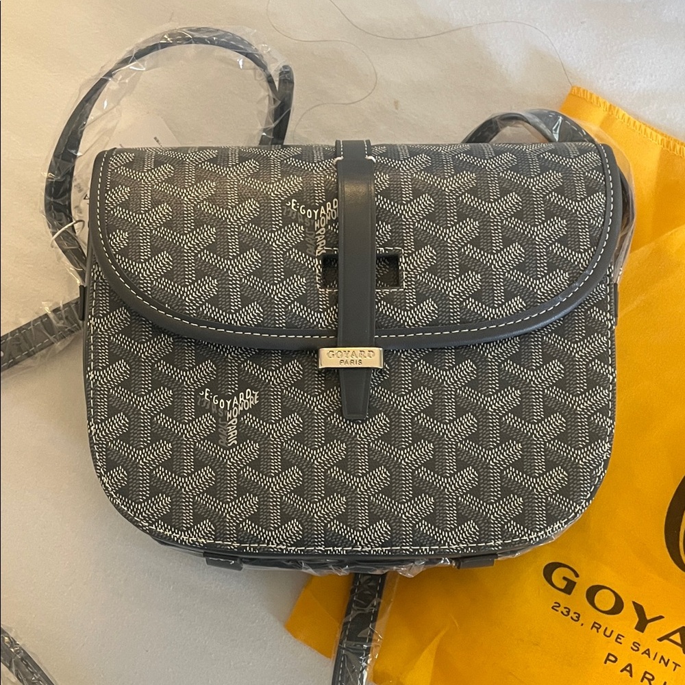Source Unknown Gray Crossbody Bag - image 1